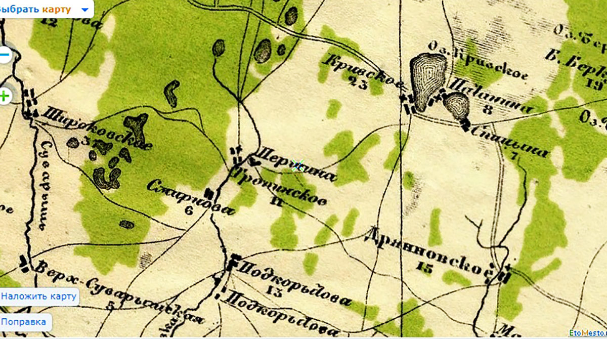 Карта полевой стан