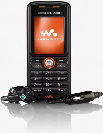 Sony Ericsson W880 - корпус (цвет - черный, оранжевая задняя часть) купить  по цене 750 р. в Челябинске - интернет магазин